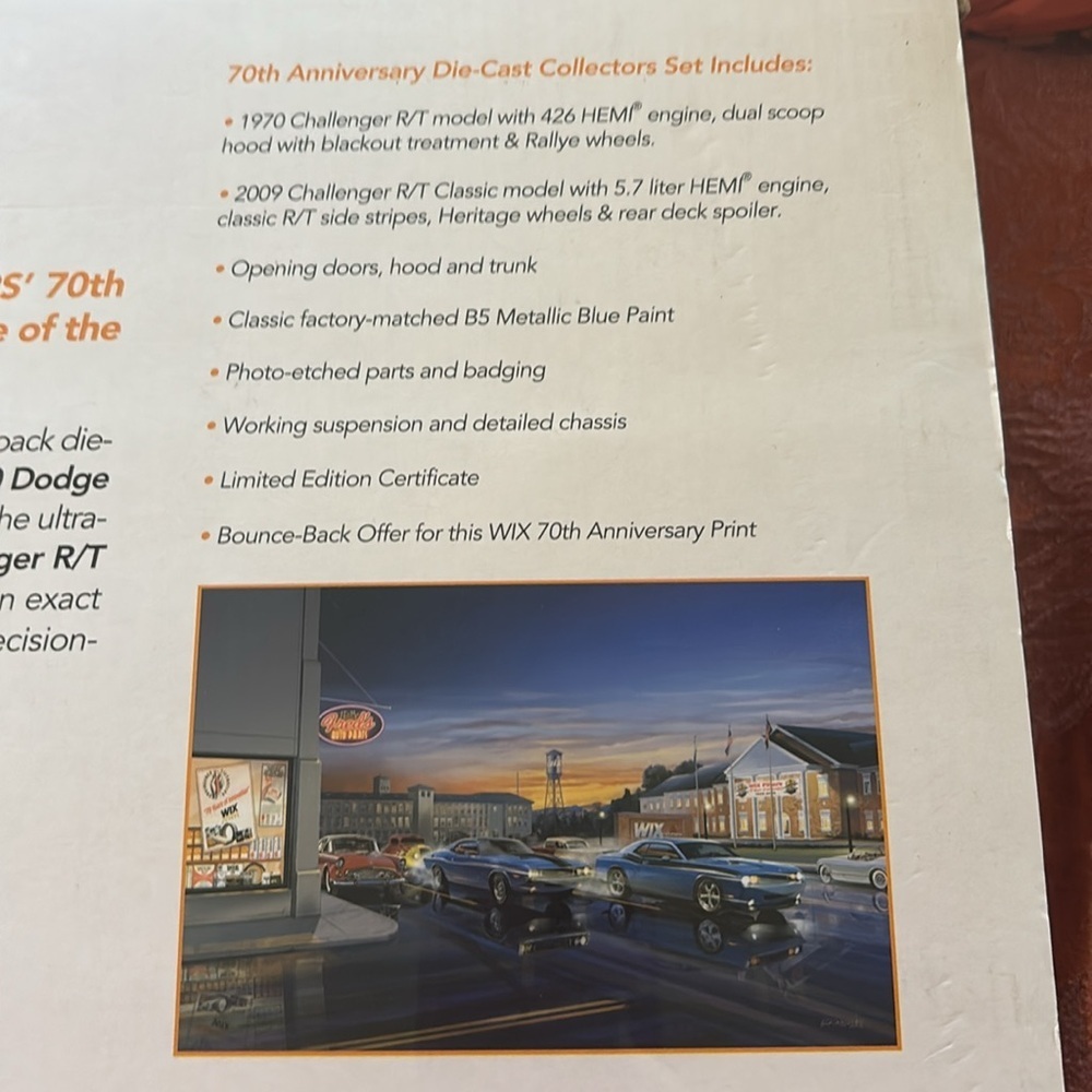 WIX Filters 70th Anniversary Die-Cast Collector Set Brand New - Picture 6 of 7